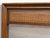 Mid-Century Modern Pair of Large Mid-Century Modern Walnut and Cane Wall Mirrors by R-Way Furniture For Sale - Image 3 of 13