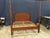 This is a king size mahogany Rice Carved Bed by Leighton Hall. Its design was inspired by poster beds from the Regency...