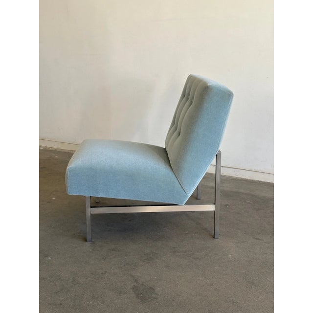 1970s Armless Lounge Chair Attributed to Florence Knoll For Sale In Los Angeles - Image 6 of 12
