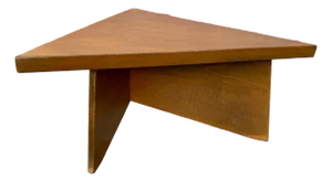 Mid 20th Century Vintage Mid Century Modern Solid Wood Rudder Table Manner of Nakashima
