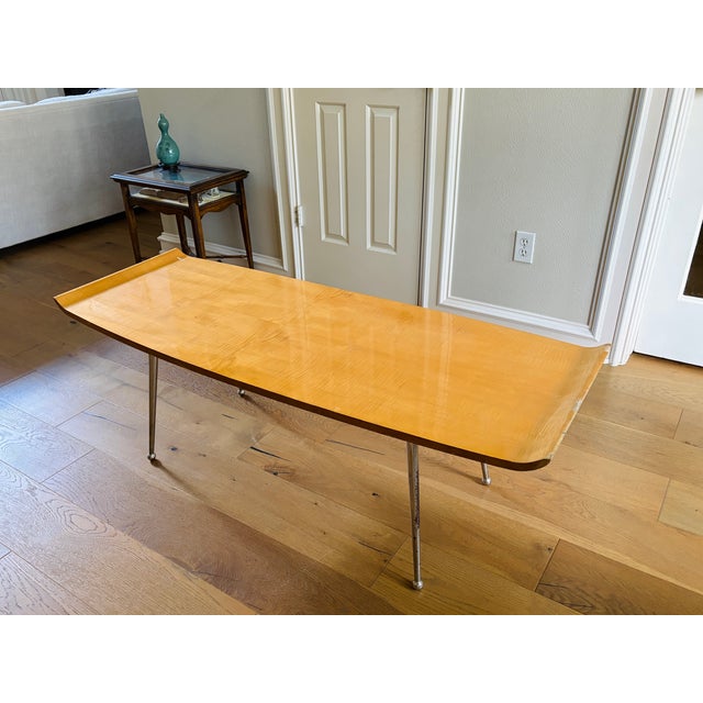 Elegant and sculptural, this exceptional mid-century Italian coffee table captures everything collectors admire about...