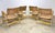 1970’s Mid Century Modern Rattan & Anodized Gold Aluminum Patio / Porch Chairs by Telescope For Sale - Image 4 of 12