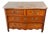 18th Century French Louis XV Walnut Serpentine Commode With Rococo Brasses For Sale