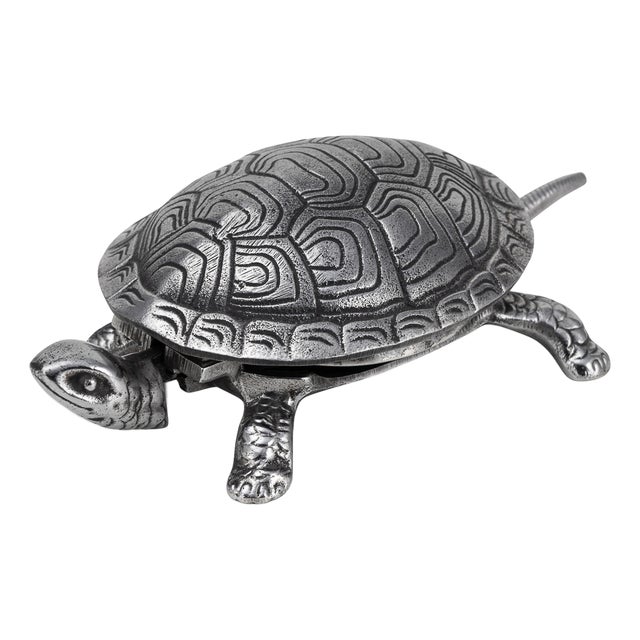 20th Century English Novelty Cast Iron Tortoise Desk Bell, 1910 For Sale