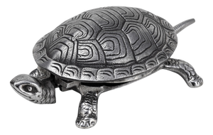 20th Century English Novelty Cast Iron Tortoise Desk Bell, 1910