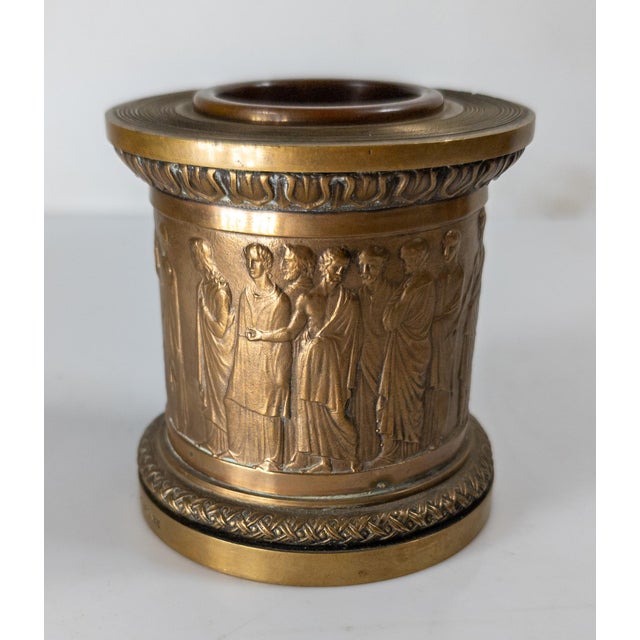 American 20th Century Bronze Toothpick Holder in Neoclassical Style by Gorham For Sale - Image 3 of 13