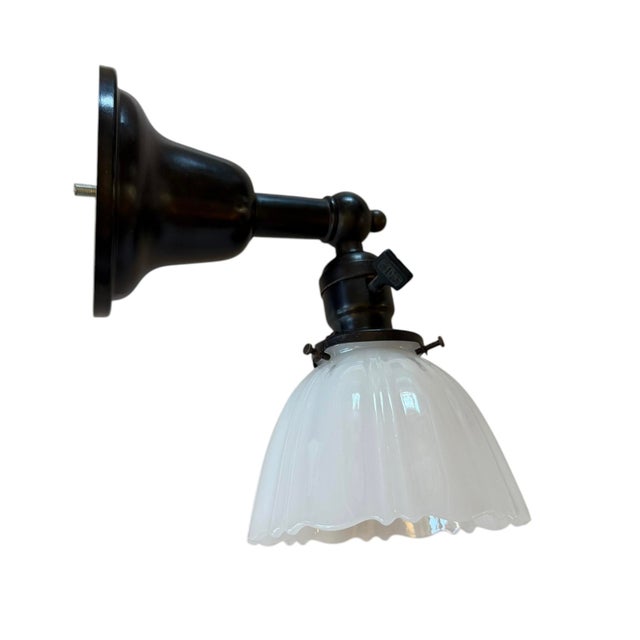 Antique Pair of Sheffield Style Clam Shell Wall Sconces For Sale - Image 9 of 10