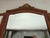 Tan Antique Walnut Triptych Mirror For Sale - Image 8 of 15