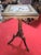 Napoleon III Pedestal Table with Porcelain-Painted Top, in Good conditions. Designed before 1890