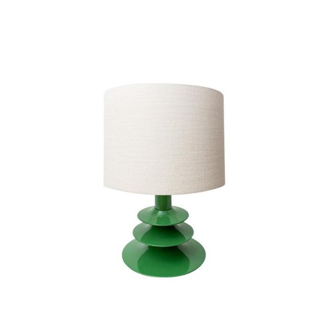 Contemporary Pimlico Table Lamp in Beech with Lacquer and Linen by Popus Editions For Sale - Image 3 of 11