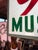 Large Vintage "George's Music Store" Commercial Hanging Sign For Sale - Image 4 of 12