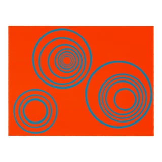 Josef Albers 1963 "Interaction of Color" Folder Xxii-1 Left Side Silkscreen Print For Sale