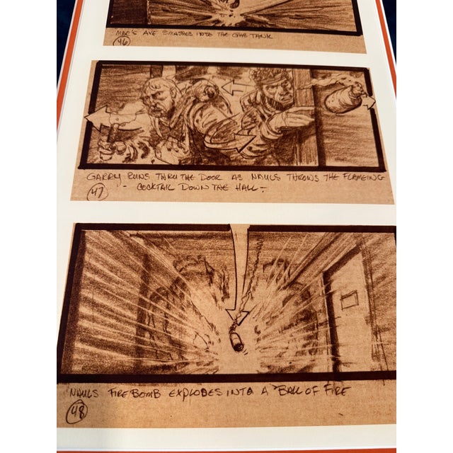 THE THING (1982) ORIGINAL STORYBOARDS – director John Carpenter + DP Dean Cundy. AUTHENTICATED by Profiles in History, the...