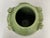 2010s Leona for Neiman Marcus Italian Green Crackle-Glazed Ceramic Vase For Sale - Image 5 of 12