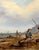 English Victorian Seascape of Boys Shrimping, Attributed to Matthew Thompson For Sale - Image 4 of 16