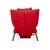 Red Leather Solo 699 Armchair with Manual Function from WK Wohnen For Sale - Image 12 of 14
