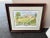 This is an original watercolor print titled “Happier Days” signed by Elsie Beiler. Framed professionally with double...
