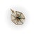 This adorable spider pendant is from the Victorian era. Housed in a delicate web made of 9k gold strips, a sweet spider is...