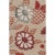 Textile Rug & Kilim's Aubusson Rug, Cream With Red and Sage Floral Patterns For Sale - Image 7 of 8