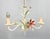 1970s Vintage Metal Floral Chandelier, France, 1970s For Sale - Image 5 of 12
