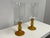 Contemporary Glass Pedestal Hurricane Candleholders, Pair For Sale - Image 3 of 12