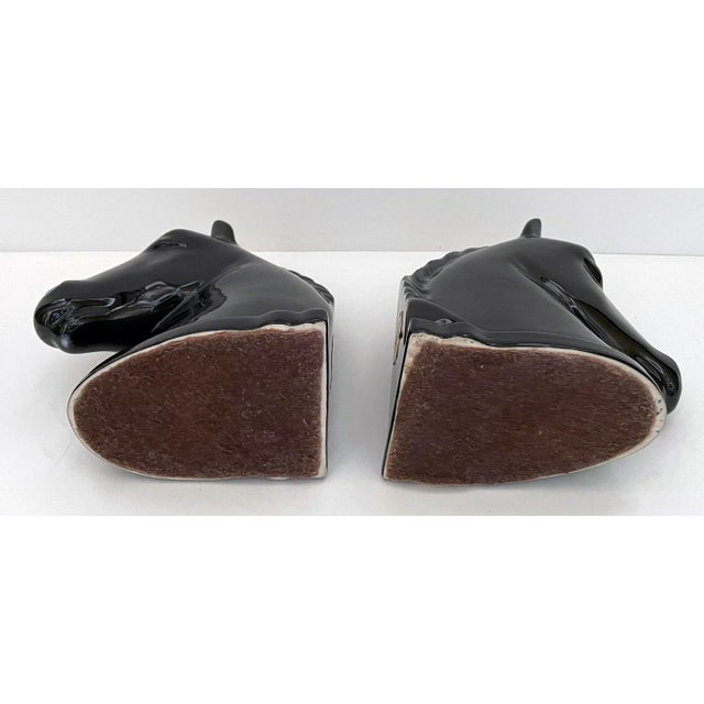 1950s Horse Head Bookends - a Pair For Sale In New York - Image 6 of 7