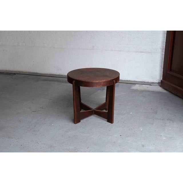 Amsterdamse School Side Table, 1920s For Sale - Image 14 of 14
