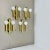 Space Age Brass Wall Lights from Sölken Lights, Germany, 1980s, Set of 2 For Sale - Image 3 of 18