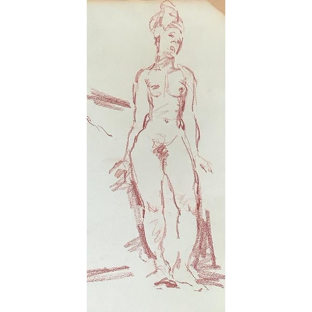 Figurative Jan De Ruth Nudes Pastel For Sale - Image 3 of 3