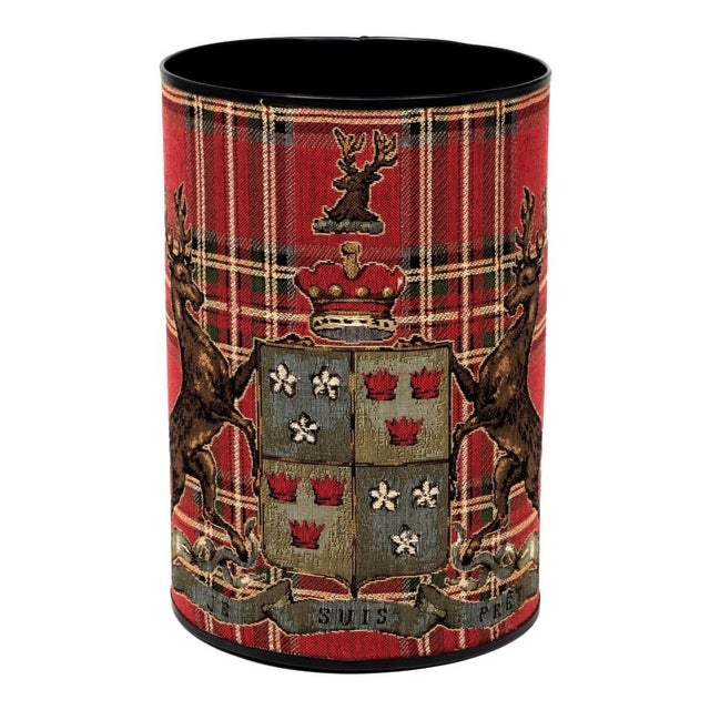 Integrate practical elements seamlessly into your interior design with a beautiful and unique tapestry waste bin from us....