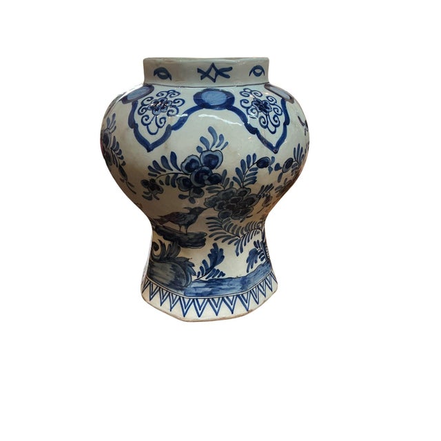 18th Century Johannes Van Duijn Dutch Ceramic Vase For Sale - Image 4 of 14