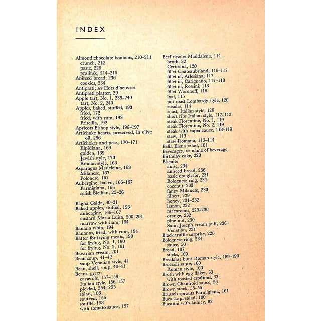 "The Italian Cook Book" 1955 Taglienti, Maria Luisa For Sale - Image 4 of 8