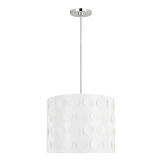 Kate Spade by Visual Comfort Studio Dottie Pendant, Polished Nickel, Large For Sale