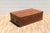 Restoration Hardware Vintage Leather Trunk Coffee Table | Campaign Style Storage Chest Cocktail Table For Sale - Image 9 of 18