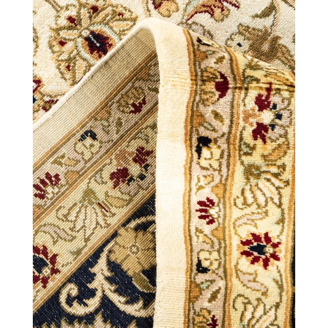 Mogul, One-of-a-Kind Hand-Knotted Area Rug in Ivory, 9' 1" x 12' 4" For Sale In New York - Image 6 of 8
