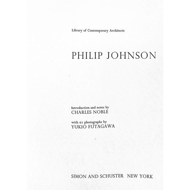 Traditional "Philip Johnson" 1972 Johnson, Philip (Inscribed) For Sale - Image 3 of 12