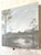 Original Landscape Painting on Custom Wood Panel, by Chelsea Fly. 17.5”W x 18”H, wired for installation. The sides of the...