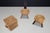 Wood Vintage French Rope Chair with Stool and Basket from Audoux Minet, 1960s, Set of 3 For Sale - Image 7 of 15