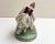Ceramic Vintage Ornate Lady with Flowers Figurine, Dresden, Germany For Sale - Image 7 of 9