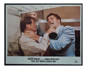James Bond 007 the Spy Who Loved Me Original Lobby Card, UK, 1977