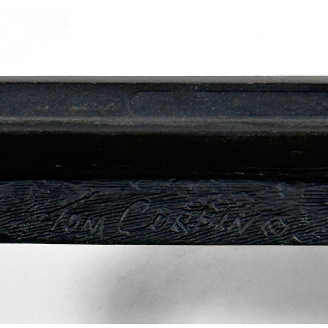 Tom Corbin Bronze Coffee Table in the Manner of Giacometti For Sale - Image 9 of 12