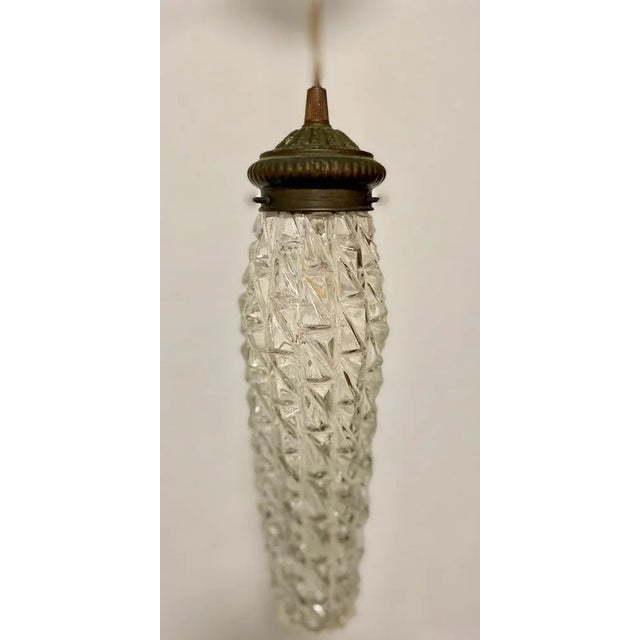 Tulip Lamp with Elongated Glass Shade, 1960s For Sale - Image 4 of 10