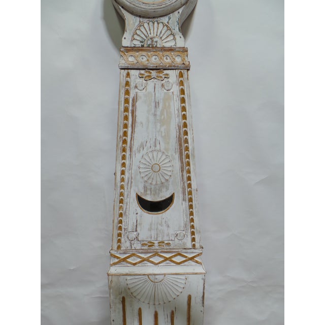 Swedish Mora Clock Gustavian Style 100% Original Paint For Sale In Miami - Image 6 of 10