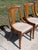 Brown 4 Mid 20th Century Baker Style Dining Chairs Regency Klismos Style For Sale - Image 8 of 10