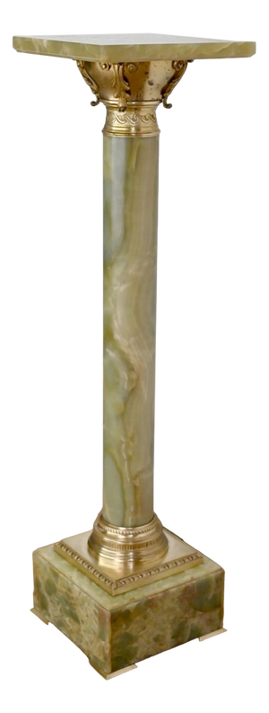 Onyx and Bronze Column, Late 19th Century