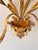 Gold 1960s Pair of Italian Gilt Tole Candle Sconces For Sale - Image 8 of 10