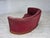 Red Vintage Danish Two-Seater Banan Sofa in Furniture Velour and Oak, 1960s For Sale - Image 8 of 18