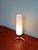Scandinavian Tripod Table Lamp in Brass, Teak and White Satin Opaline Glass, 1960 For Sale - Image 10 of 15