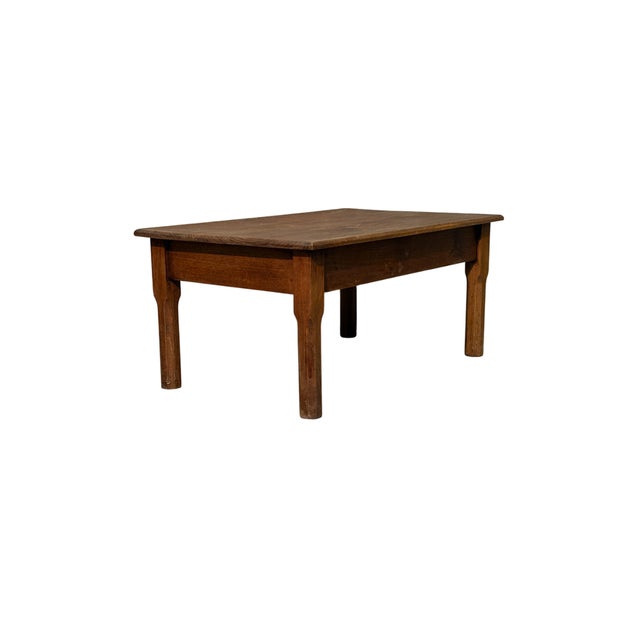 Chestnut Coffee Table, 1900s For Sale - Image 4 of 4