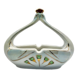 Vintage Mid-Century Swan Ceramic Ashtray For Sale